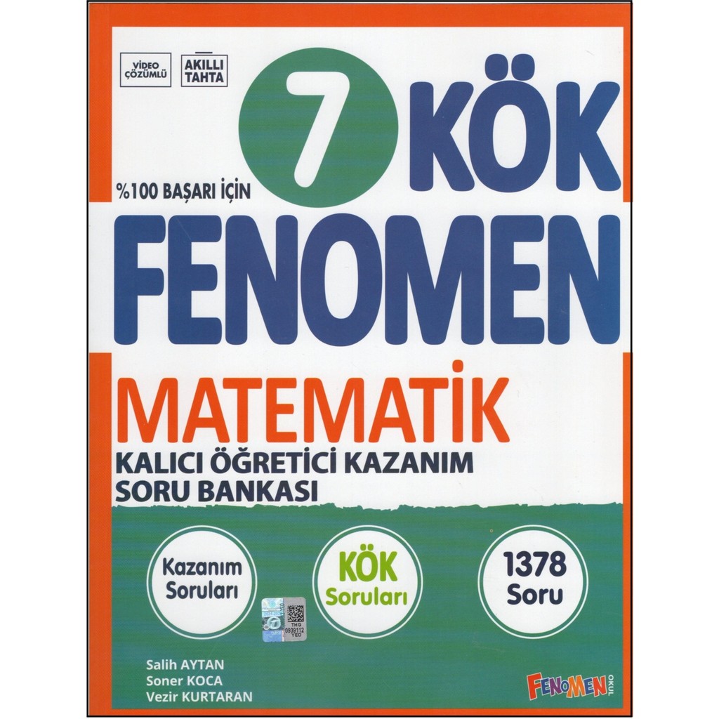 Fenomen 7.sınıf Kök Matematik Soru Bankası Kaynak Kitapları Fiyatı
