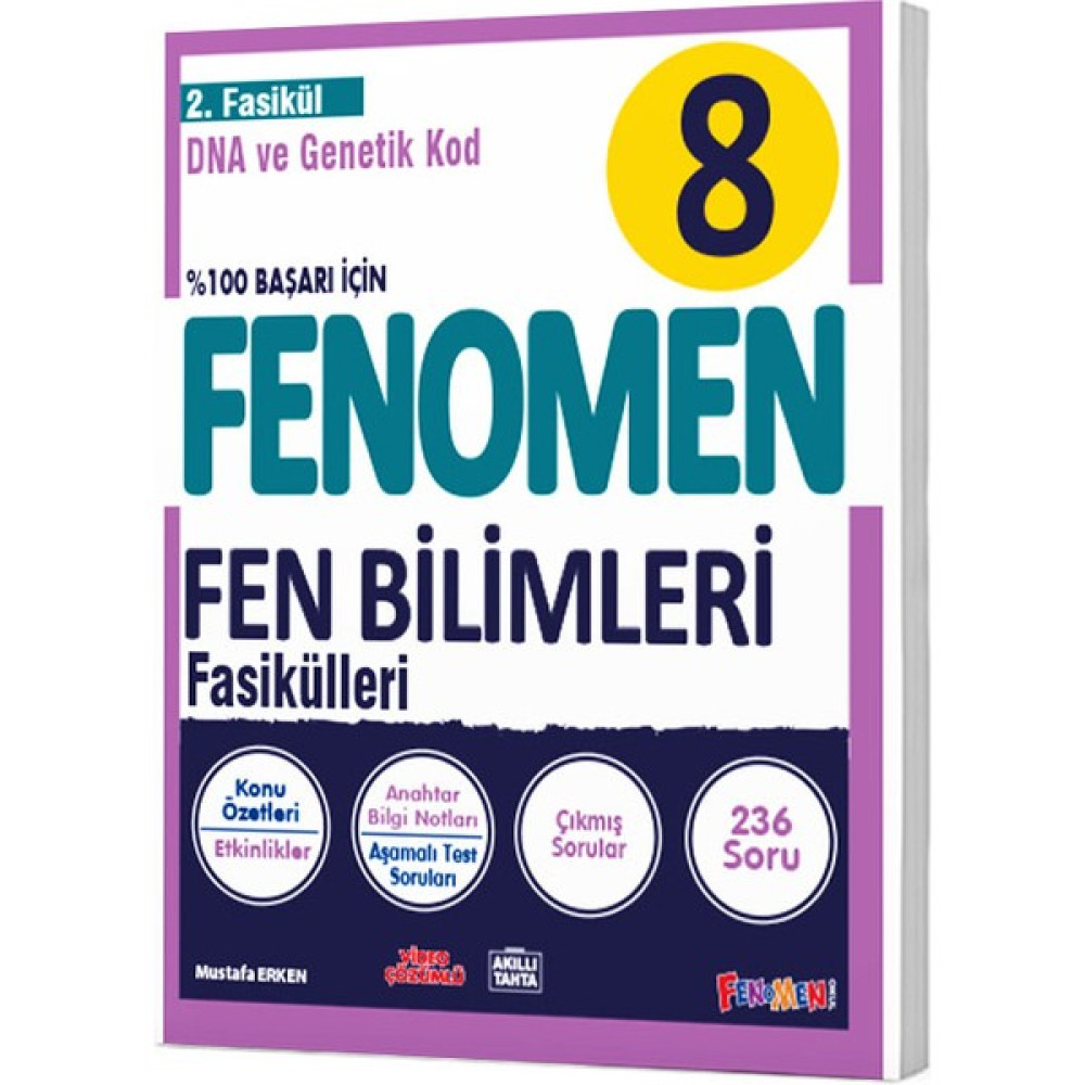 Fenomen 8 Fen Bilimleri 2.fasikül (Dna ve Genetik Kod) Ders Sınav Kitapları Fiyatı