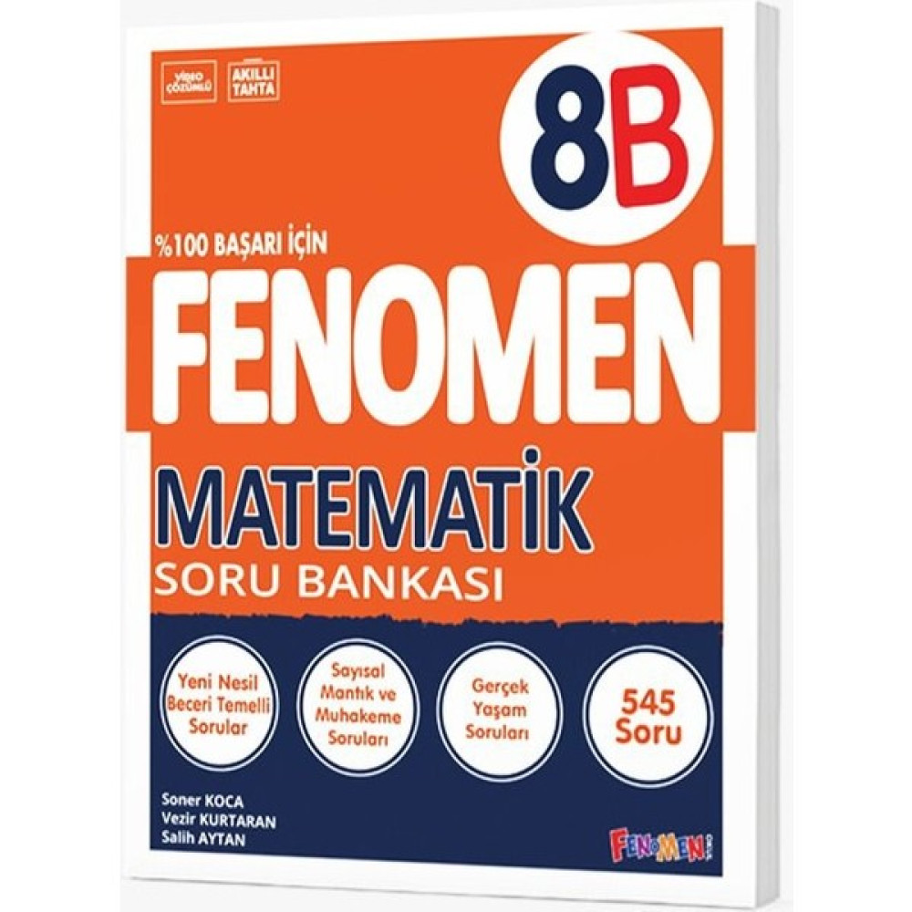 Fenomen 8. Sınıf LGS Matematik Soru Bankası (B) Matematik Fiyatı