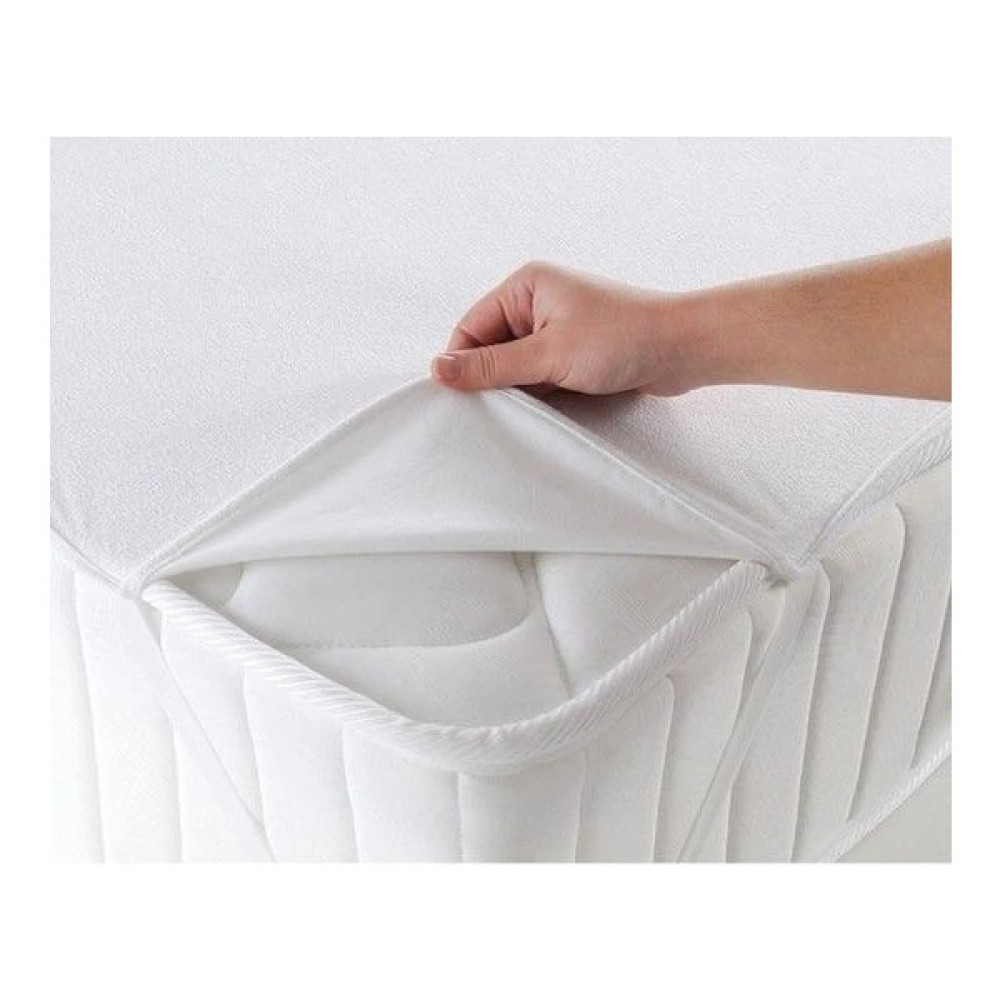 Fenomen Bed Fenomenbed 100 x 190 cm Lastikli Yatak Koruyucu Sıvı Geçirmez Havlu Alez - Beyaz Alez / Yatak Koruyucu Fiyatı