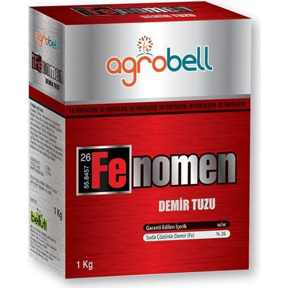 Fenomen Demir Tuzu(1 Kg)(%26 Demir Içerikli) Feso4 Gübre Fiyatı