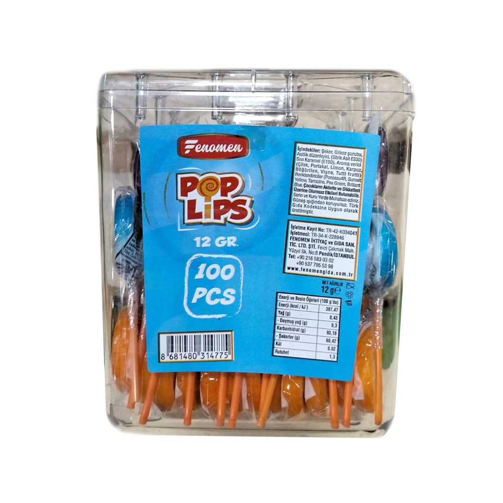 Fenomen Desenli Lolipop 12 gr 100'lü