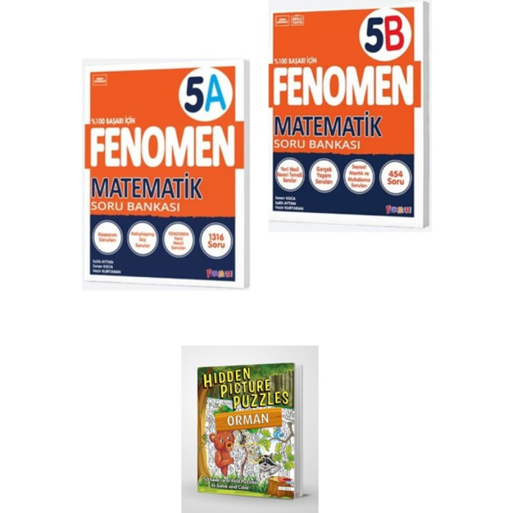 Fenomen Okul Yayınları 2024 Matematik 5A & 5B Türkçe Fiyatı