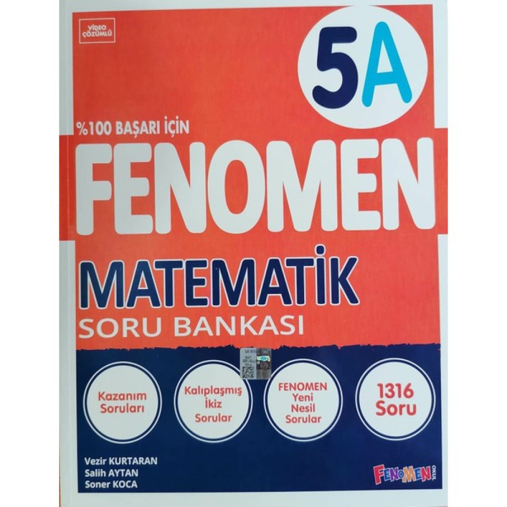 Fenomen Okul Yayınları Fenomen 5.sınıf Yeni Matematik - A - Soru Bankası - Gama Fenomen Tüm Dersler Fiyatı