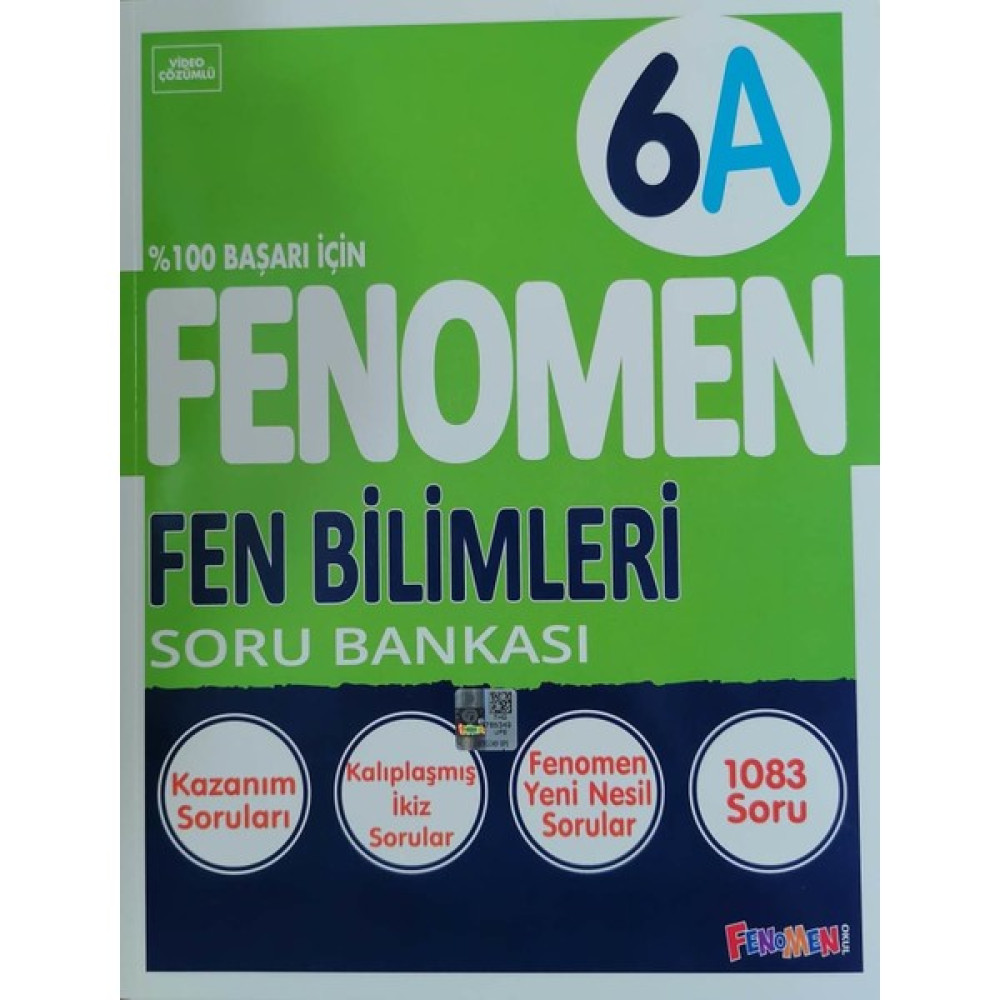 Fenomen Okul Yayınları Fenomen 6.sınıf Yeni Fen Bilimleri - A - Soru Bankası - Gama Fenomen Tüm Dersler Fiyatı