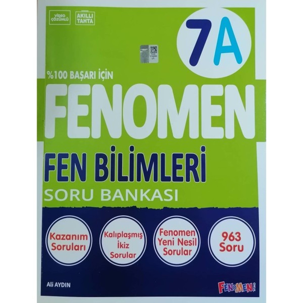 Fenomen Okul Yayınları Fenomen 7.sınıf Yeni Fen Bilimleri - A - Soru Bankası - Gama Fenomen Tüm Dersler Fiyatı