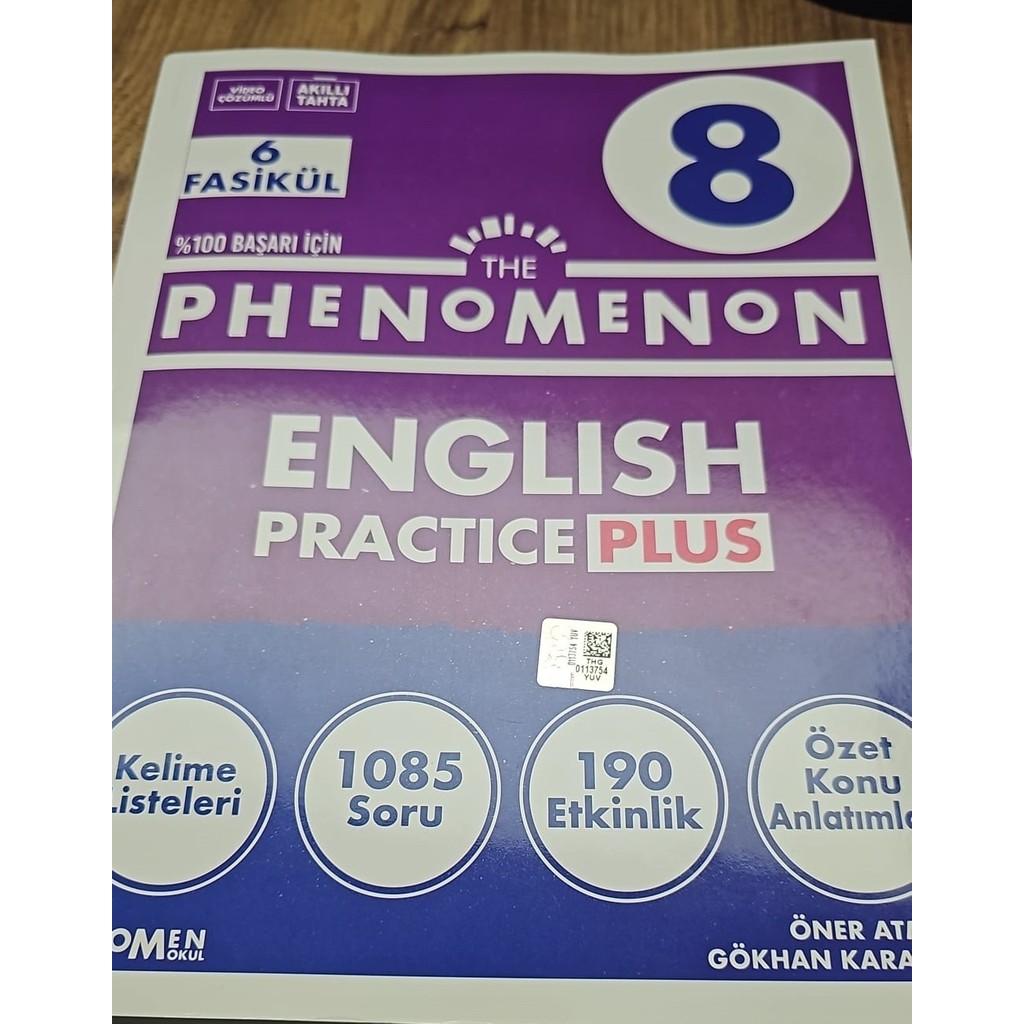 Fenomen Okul Yayınları Fenomen 8 The Phenomenon English Practice Plus Fenomen Yayınları Diğer Fiyatı