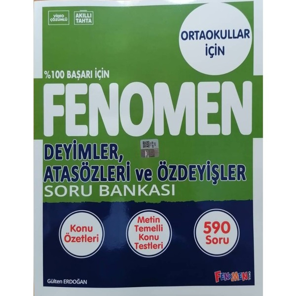 Fenomen Okul Yayınları Fenomen 8.sınıf Lgs Yeni Baskı Deyimler Atasözleri ve Özdeyişler Soru Bankası - Fnm Tüm Dersler Fiyatı