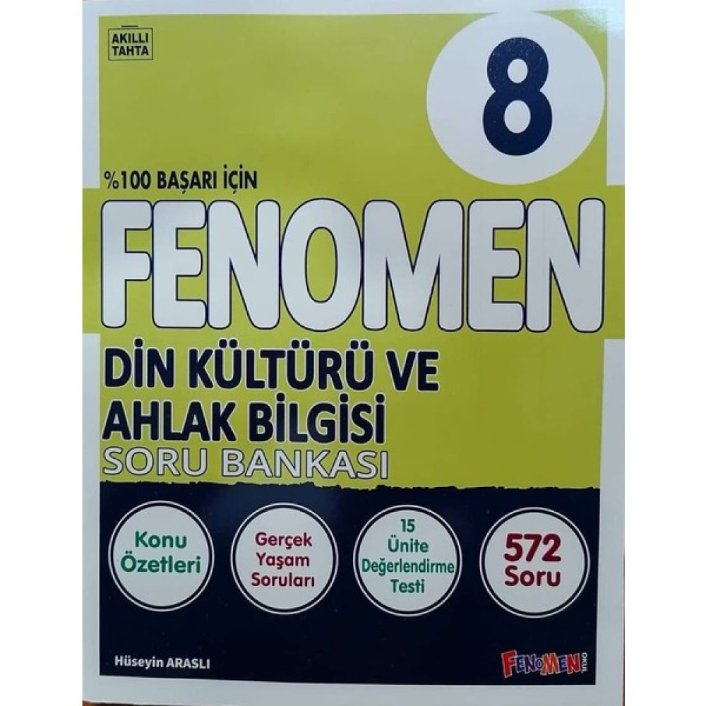 Fenomen Okul Yayınları Fenomen 8.sınıf Lgs Yeni Baskı Din Kültürü Soru Bankası - Fnm Tüm Dersler Fiyatı