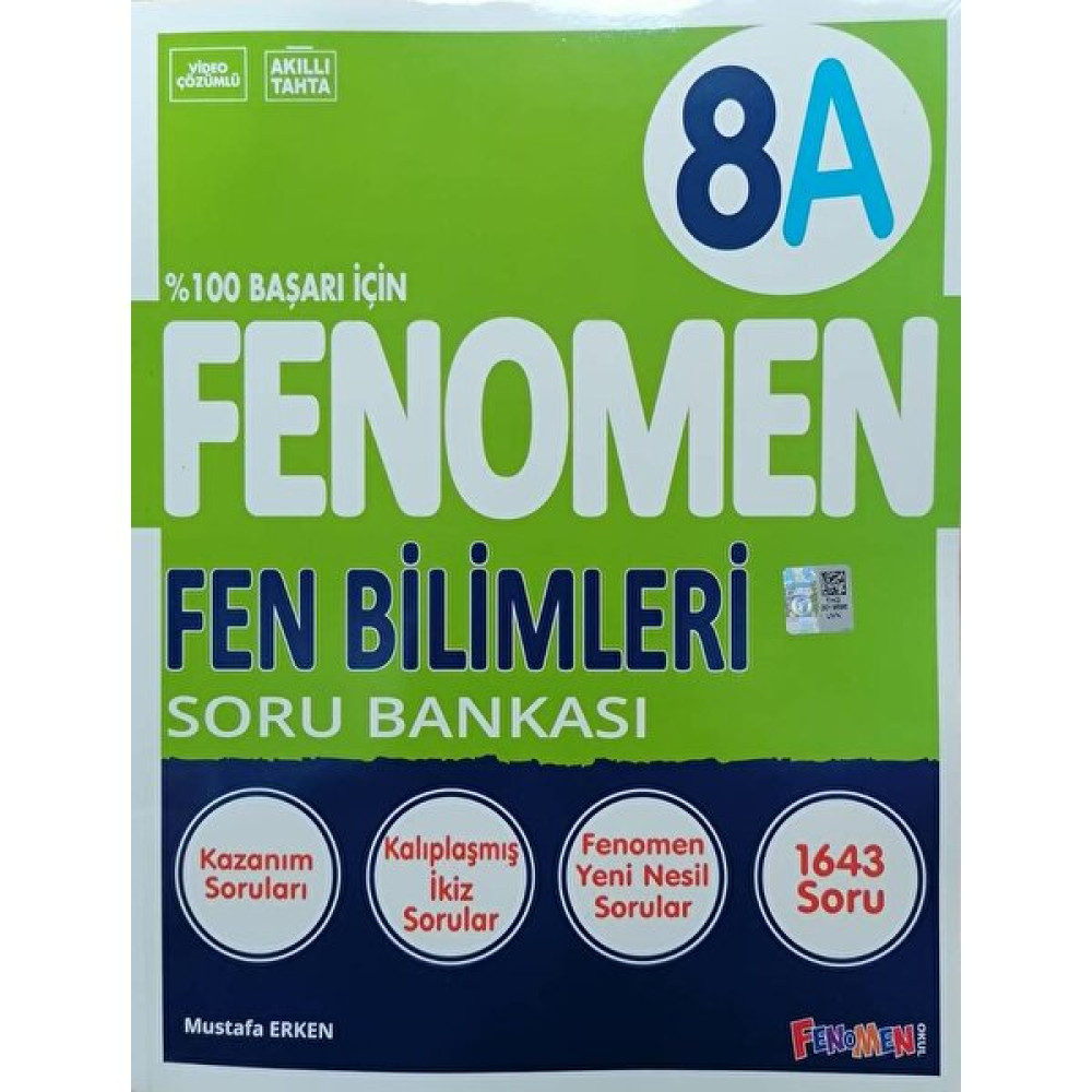 Fenomen Okul Yayınları Fenomen 8.sınıf Lgs Yeni Baskı Fen Bilimleri - A Soru Bankası - Fnm Tüm Dersler Fiyatı