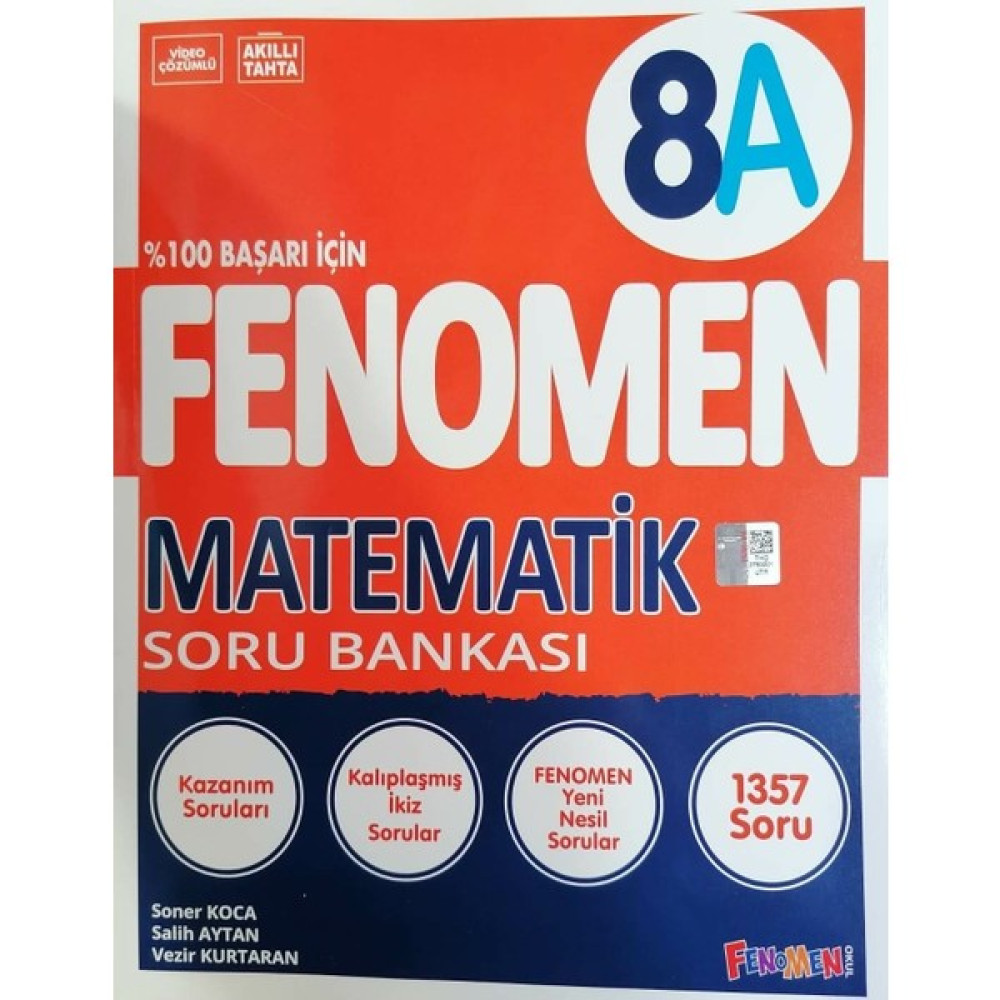 Fenomen Okul Yayınları Fenomen 8.sınıf Lgs Yeni Baskı Matematik - A Soru Bankası Tüm Dersler Fiyatı