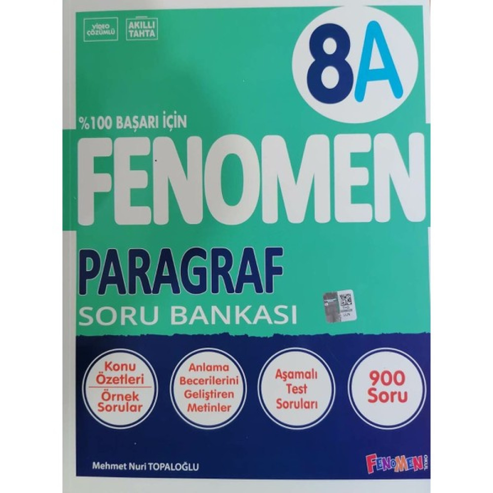 Fenomen Okul Yayınları Fenomen 8.sınıf Lgs Yeni Baskı Paragraf - A Soru Bankası - Fnm Tüm Dersler Fiyatı