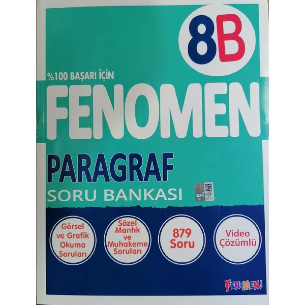 Fenomen Okul Yayınları Fenomen 8.sınıf Lgs Yeni Baskı Paragraf - B Soru Bankası - Fnm Tüm Dersler Fiyatı