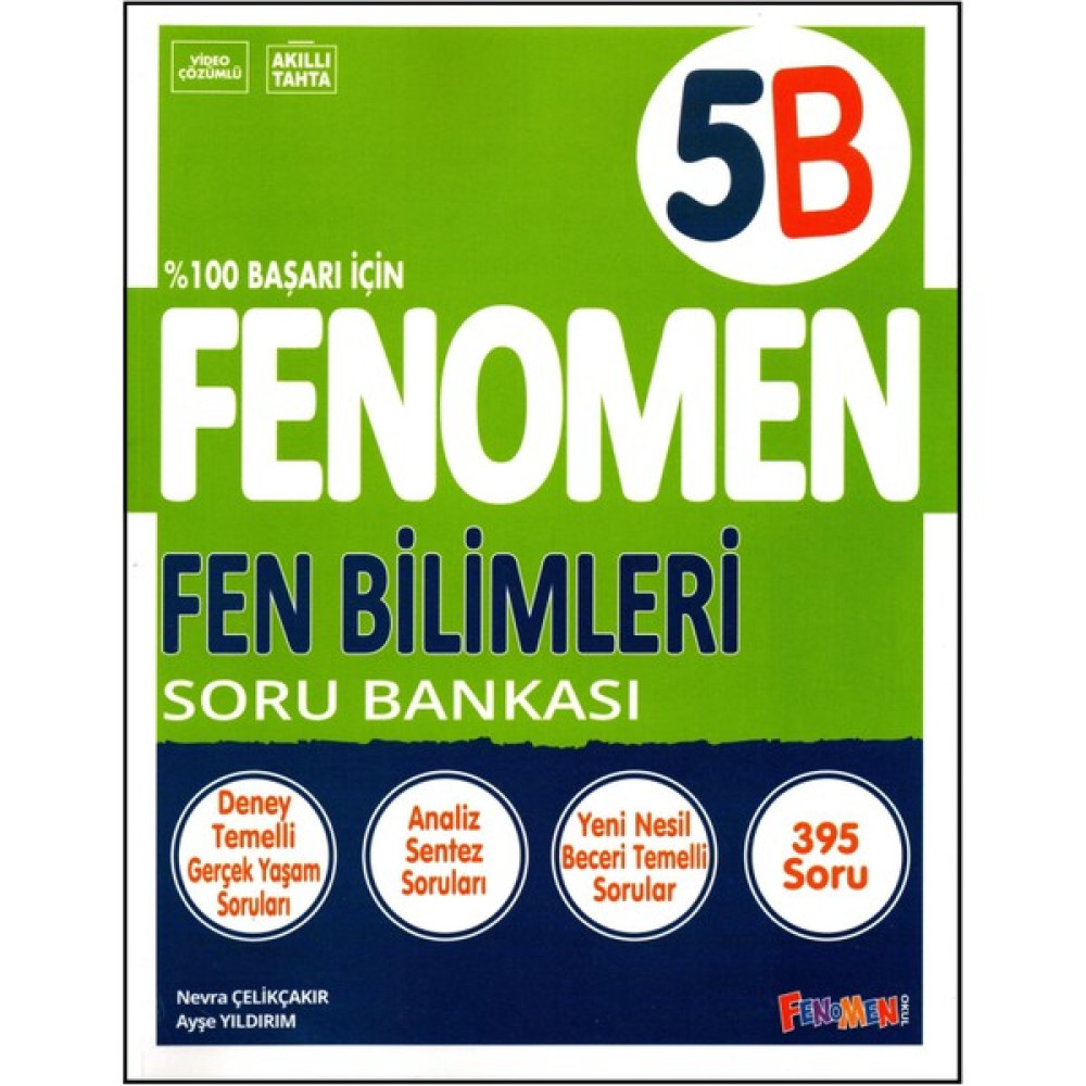 Fenomen Yayıncılık 5. Sınıf Fen Bilimleri Soru Bankası B Fen - Bilişim ve Teknoloji Fiyatı