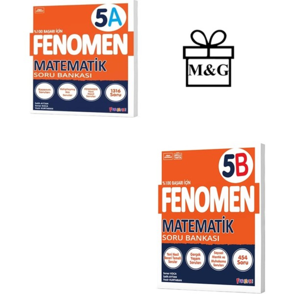 Fenomen Yayıncılık 5. Sınıf Matematik A – Matematik B Soru Bankası Tüm Dersler Fiyatı