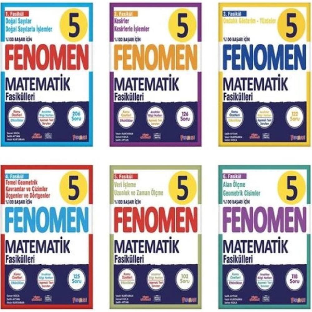 Fenomen Yayıncılık 5. Sınıf Matematik Fasikül Seti Matematik Fiyatı