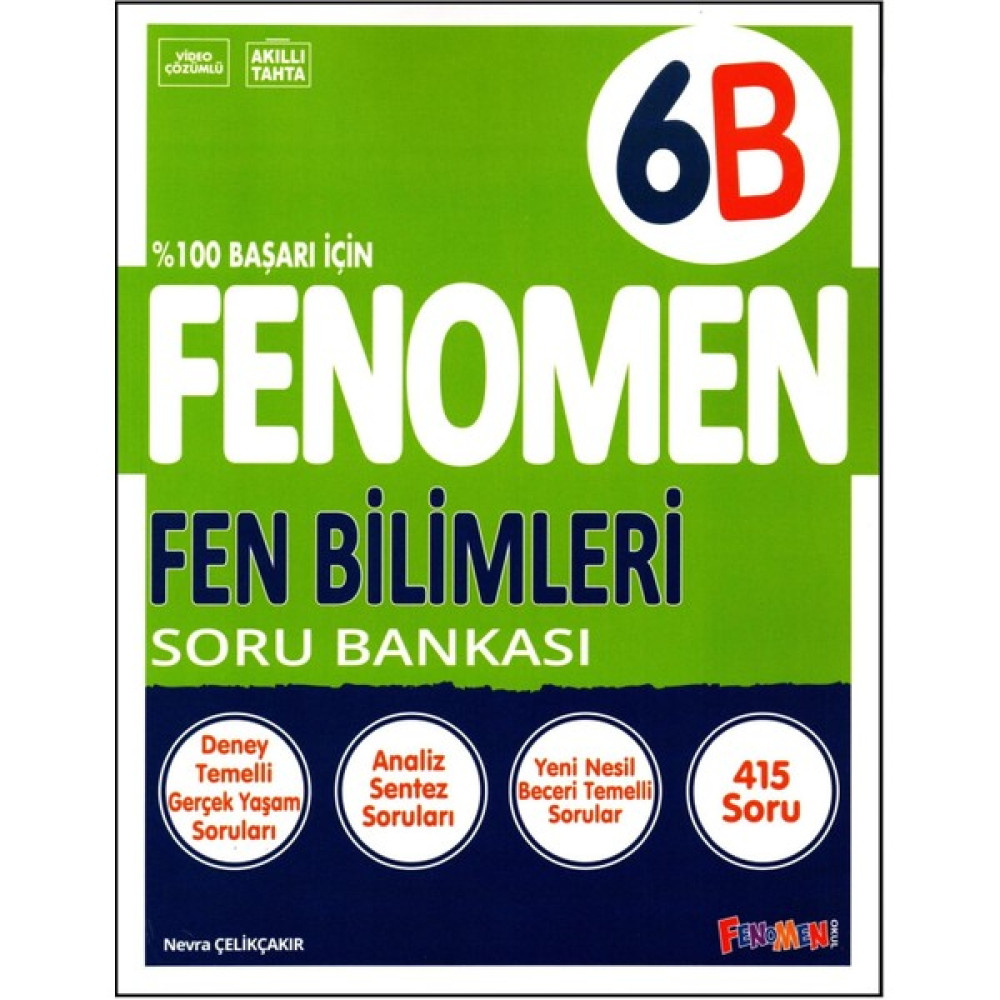 Fenomen Yayıncılık 6. Sınıf Fen Bilimleri Soru Bankası Fen - Bilişim ve Teknoloji Fiyatı
