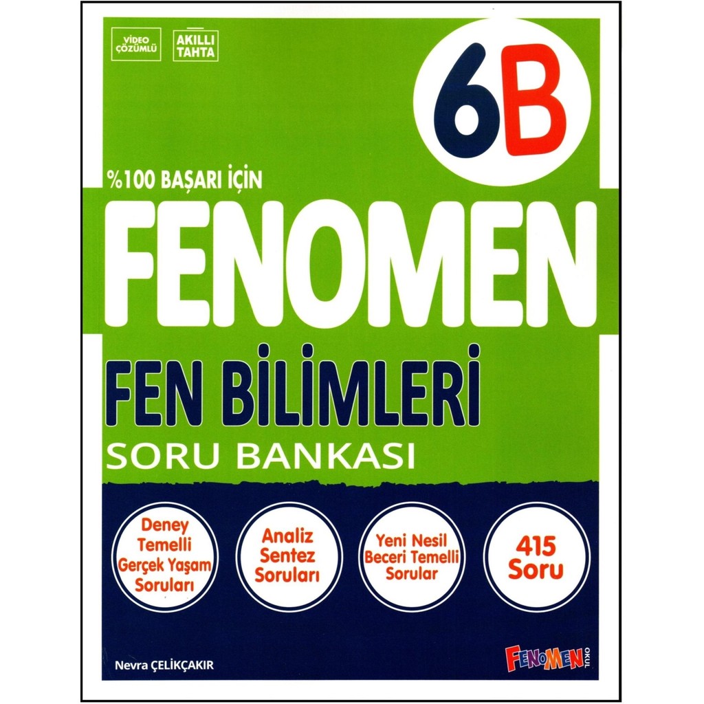 Fenomen Yayıncılık 6. Sınıf Fen Bilimleri Soru Bankası Fen - Bilişim ve Teknoloji Fiyatı