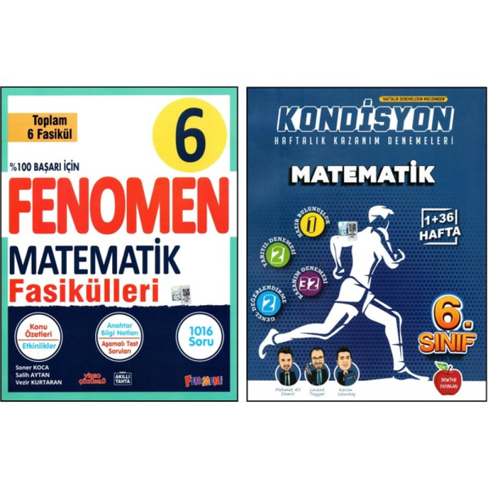 Fenomen Yayıncılık 6. Sınıf Matematik Konu Özetli Soru Bankası Fasikülleri - Newton Yayınları Deneme 2 Kitap Matematik Fiyatı