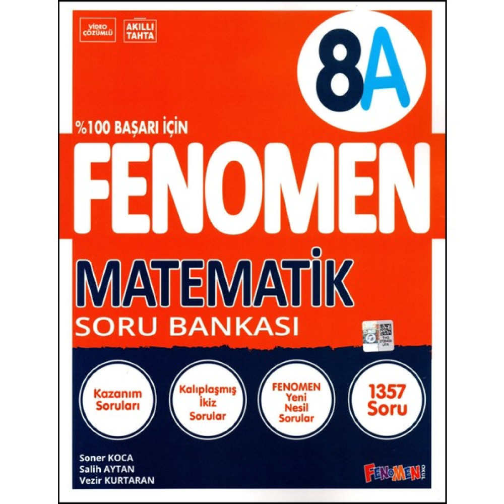 Fenomen Yayıncılık 8. Sınıf LGS Matematik Soru Bankası (A) Matematik Fiyatı