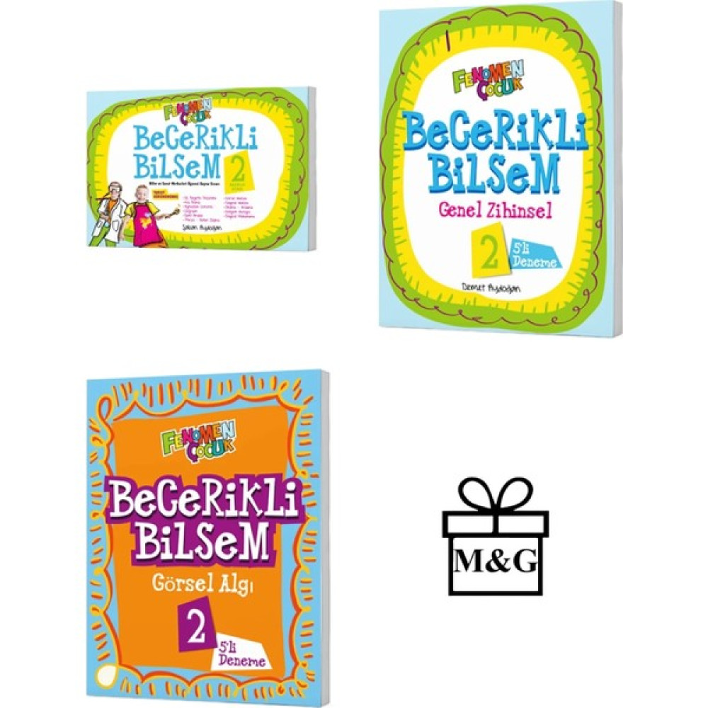 Fenomen Yayıncılık Becerikli Bilsem 2 Genel Zihinsel ve Görsel Algı Set Kaynak Kitapları Fiyatı
