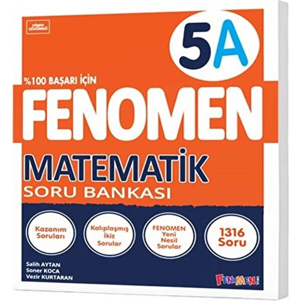 Fenomen Yayıncılık Fenomen 5. Sınıf Matematik Soru Bankası A ve B Kitabı 2 Kitap Matematik Fiyatı