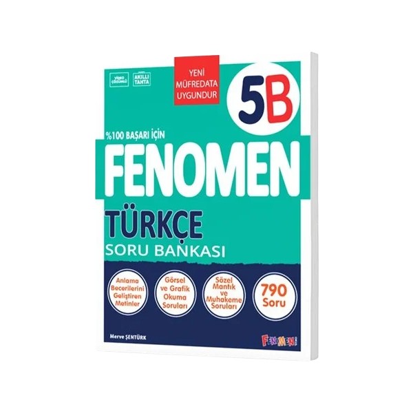 Fenomen Yayıncılık Fenomen 5. Sınıf Türkçe B Soru Bankası Güncel Baskı 2024 Eğitim Yılı İçin Hazırlanmış Türkçe Fiyatı
