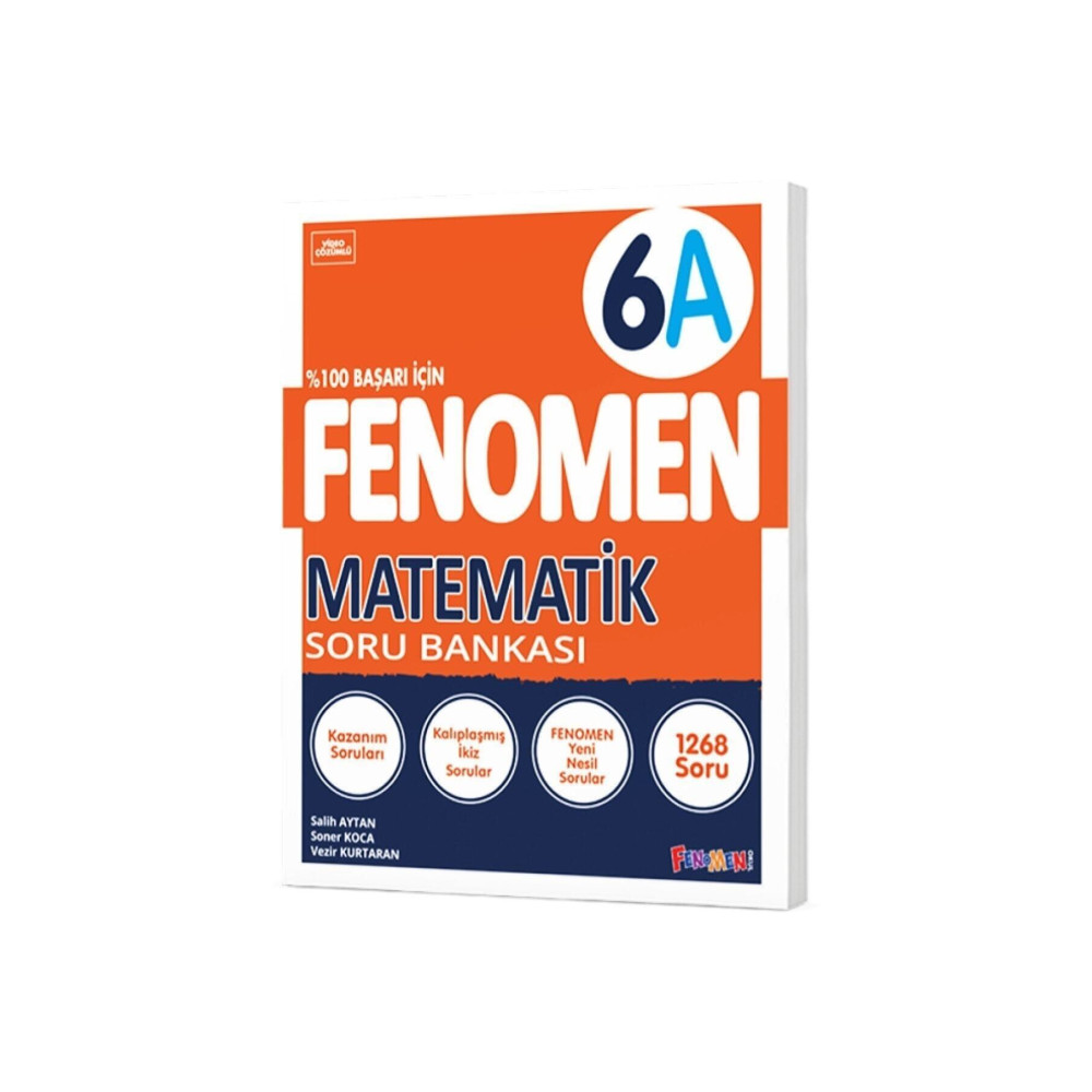 Fenomen Yayıncılık FENOMEN 6. SINIF MATEMATİK A SORU BANKASI Ders Sınav Kitapları Fiyatı