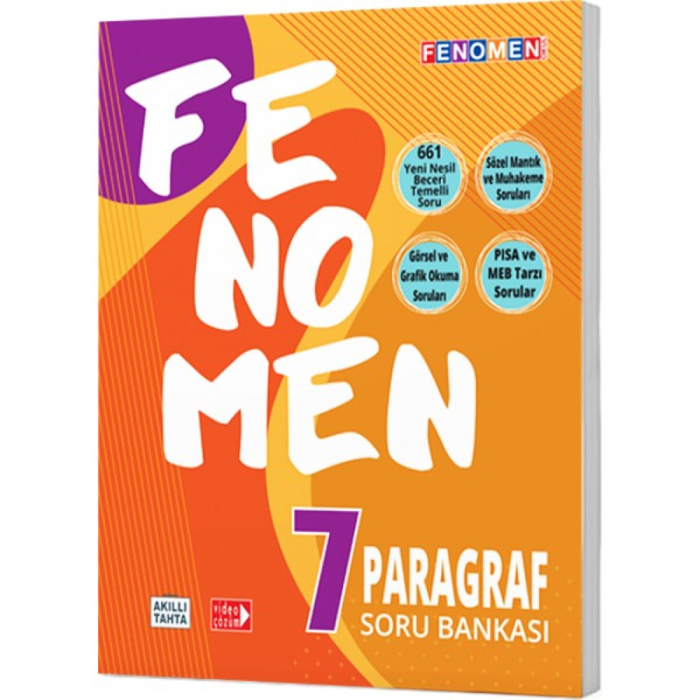 Fenomen Yayıncılık Fenomen 7 Paragraf Soru Bankası Türkçe Fiyatı