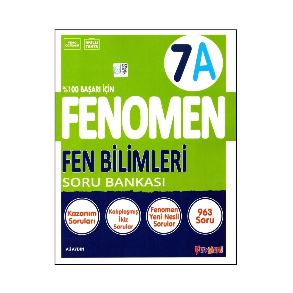 Fenomen Yayıncılık Fenomen 7. Sınıf Fen Bilimleri Soru Bankası (A) Yardımcı Kitaplar Fiyatı
