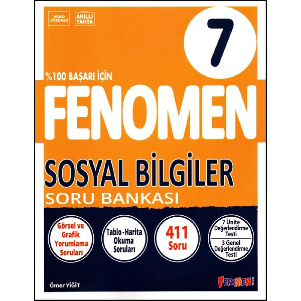 Fenomen Yayıncılık Fenomen 7. Sınıf Sosyal Bilgiler Soru Bankası Sosyal Bilgiler Fiyatı