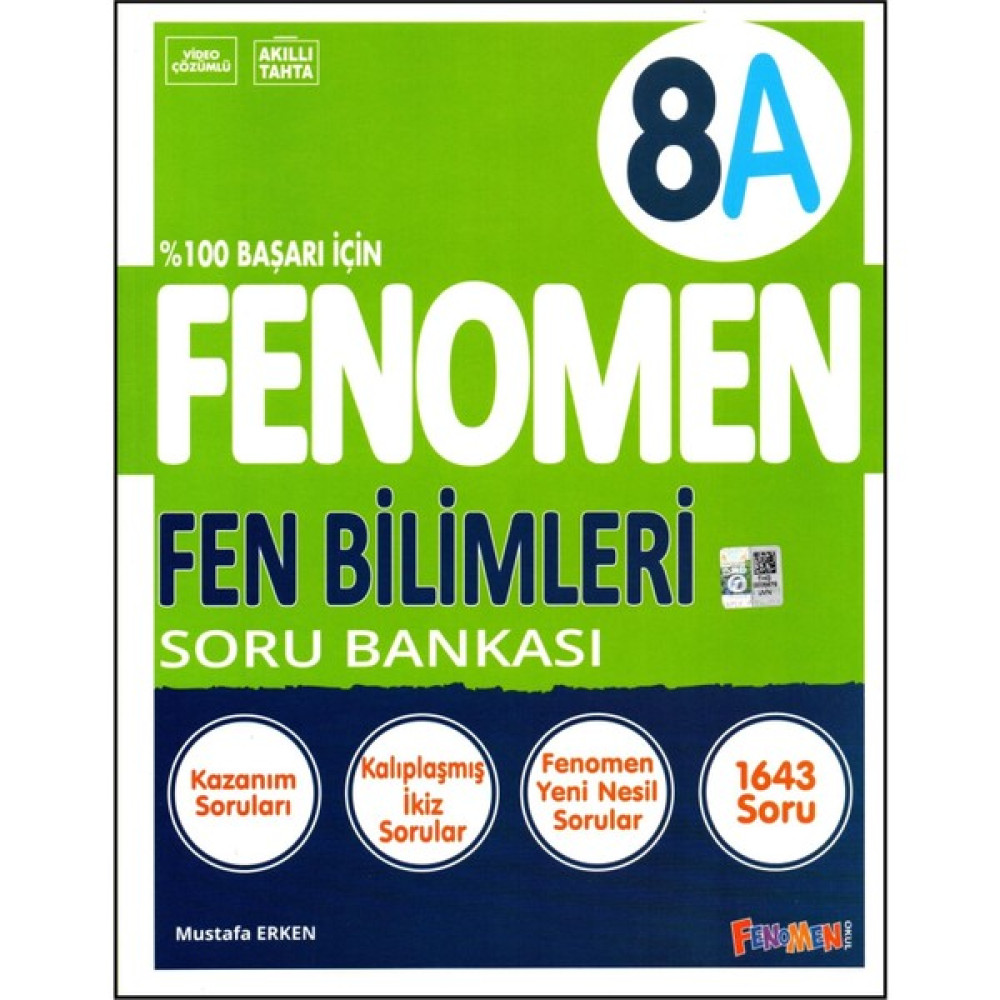 Fenomen Yayıncılık Fenomen 8. Sınıf Lgs Fen Bilimleri Soru Bankası (A) Fen - Bilişim ve Teknoloji Fiyatı