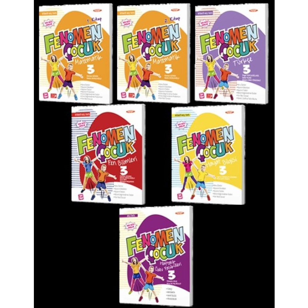 Fenomen Yayıncılık Fenomen Çocuk 3. Sınıf 6’lı Set-2 Kaynak Kitapları Fiyatı