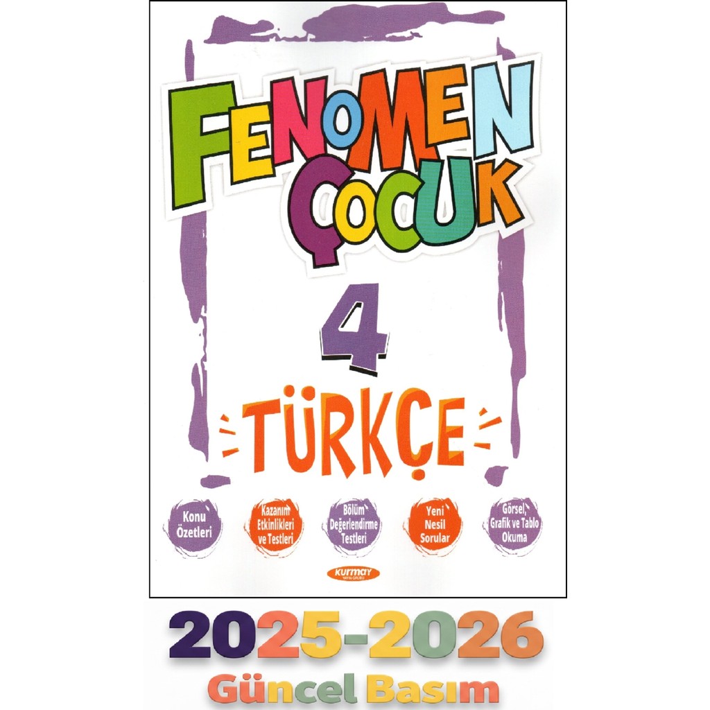 Fenomen Yayıncılık Fenomen Çocuk 4.sınıf Türkçe Tüm Dersler Fiyatı