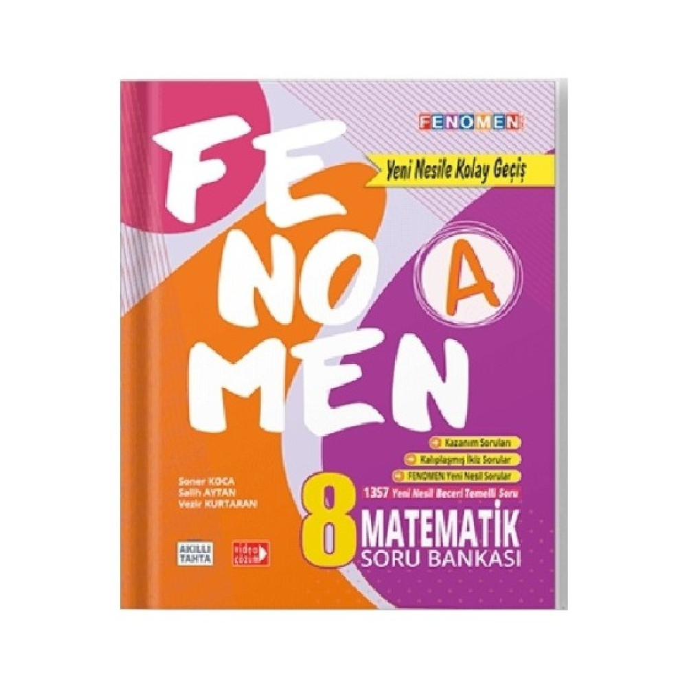 Fenomen Yayıncılık Gama Okul Yayınları Fenomen 8. Sınıf LGS Matematik A Soru Bankası Kaynak Kitapları Fiyatı
