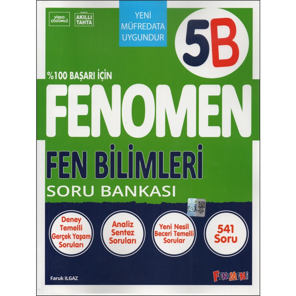 Fenomen Yayınları 5b Fen Bilimleri Soru Bankası Fen - Bilişim ve Teknoloji Fiyatı