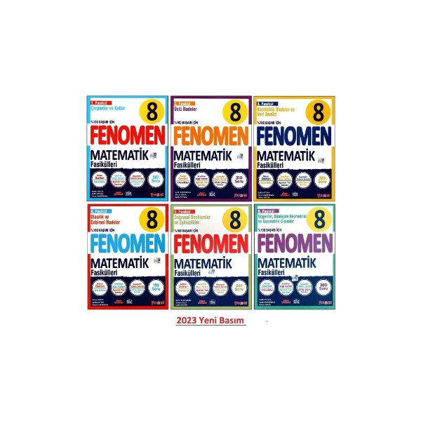 Fenomen Yayınları 8. Sınıf Matematik Fasikül Seti 6 Kitap Matematik Fiyatı