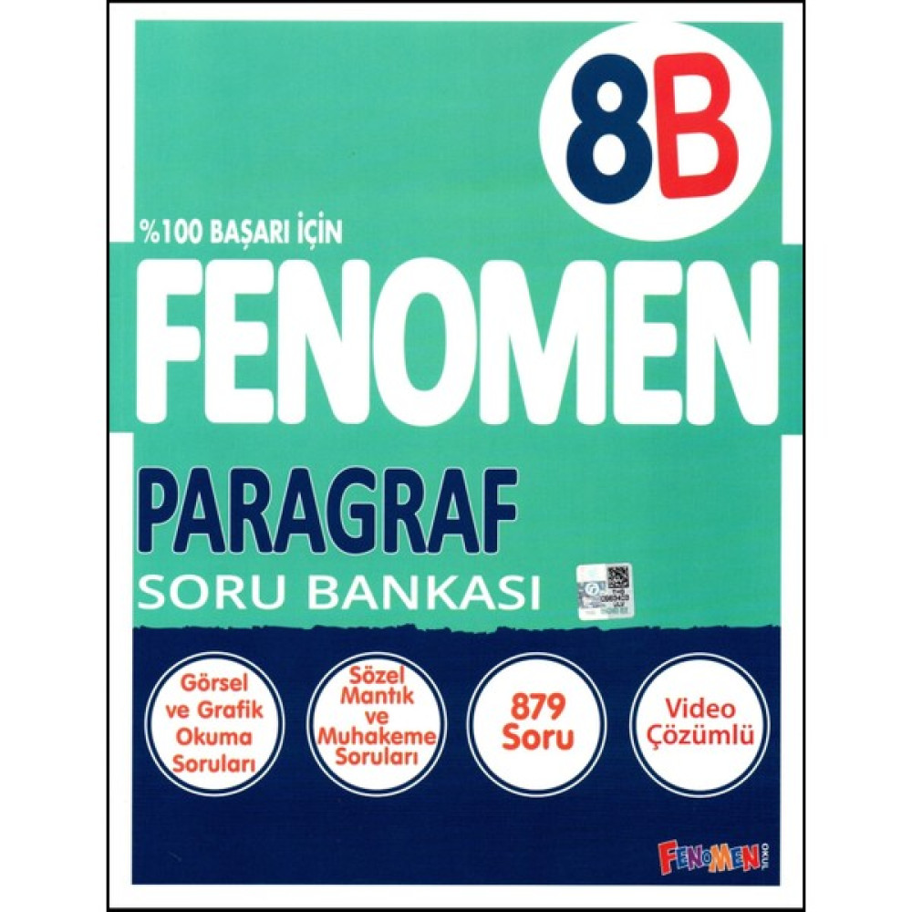 Fenomen Yayınları 8. Sınıf Paragraf Soru Bankası B Serisi Türkçe Fiyatı