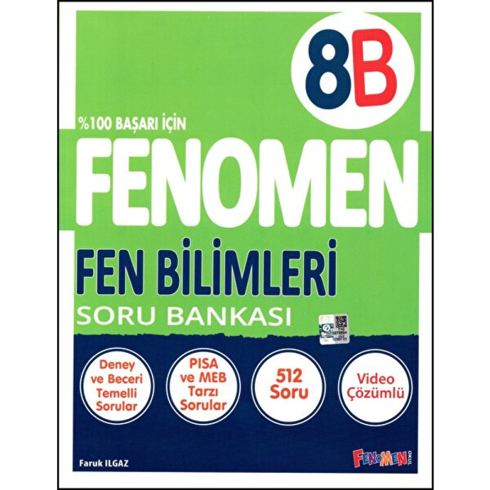 Fenomen Yayınları Fenomen 8. Sınıf Soru Bankası B Serisi Fen - Bilişim ve Teknoloji Fiyatı