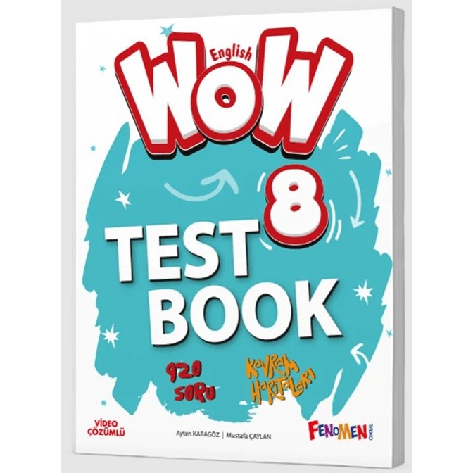 Fenomen Yayınları Wow 8 English Test Book Tüm Dersler Fiyatı