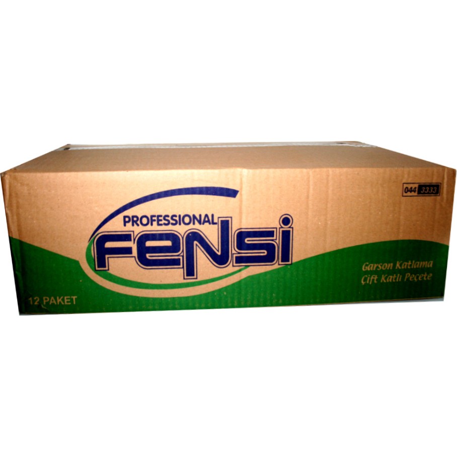 Fensi Garson Katlama Peçete 33X33 (1 Koli 12 Adet 100'LÜ) - Beyaz Peçete Fiyatı