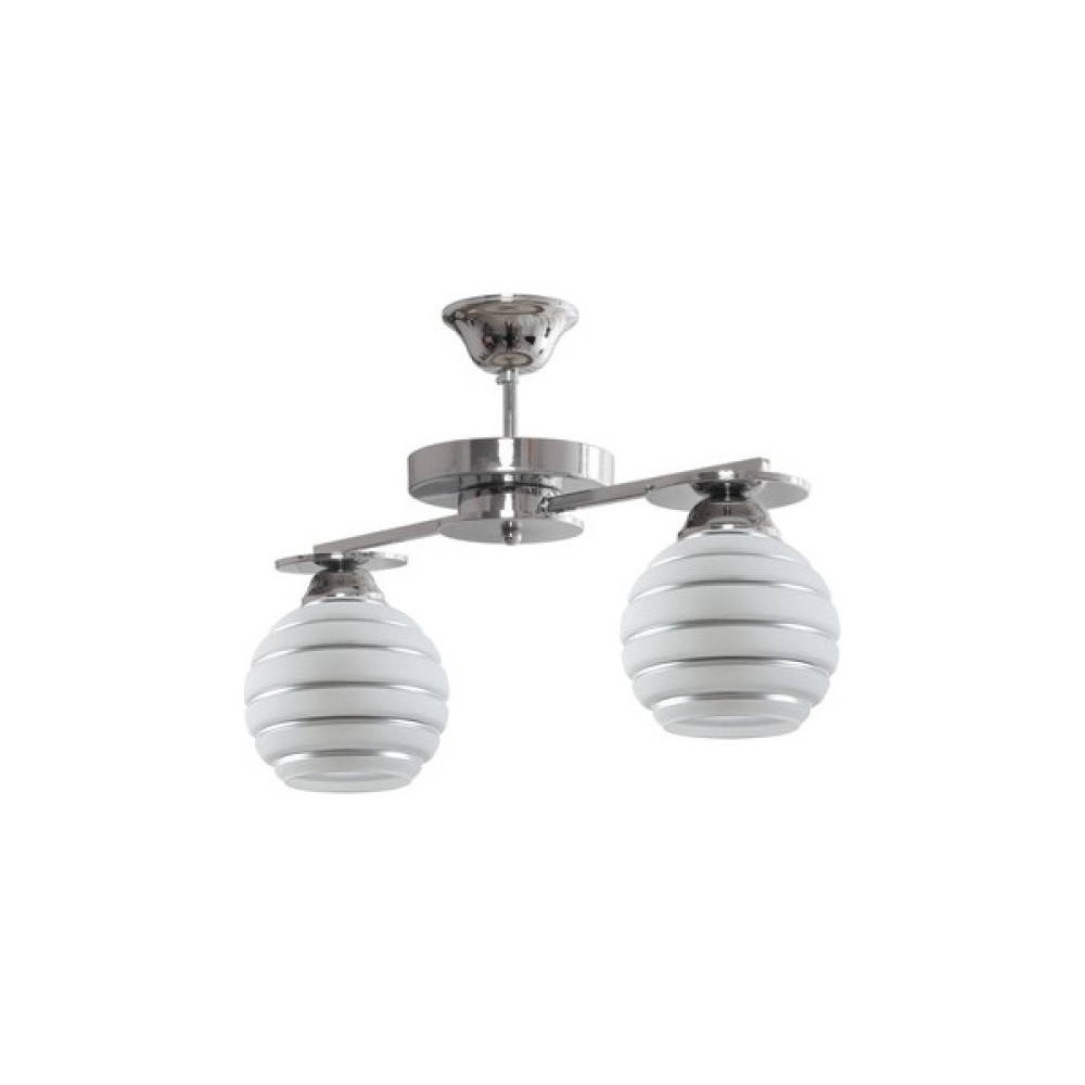 Fer Avize Topaç Modern Lüks Tasarim 2046 Camli 2 Li̇ Avi̇ze - Beyaz Avize Fiyatı