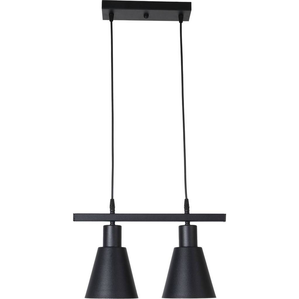 Fer Avize Trend Modern Tasarım Metal Cafe - Mutfak - Salon - Hol Siyah Renk 2 Li Avize Avize Fiyatı