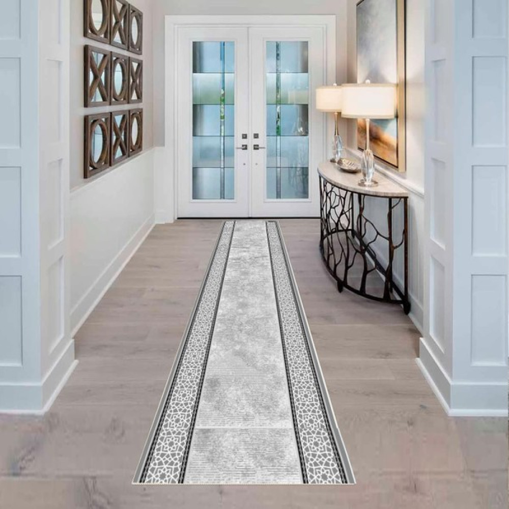 Fera Halı Makinede Yıkanabilir Kaymaz Taban Leke Tutmaz Mutfak Halısı Salon Halısı ve Yolluk - 160 x 100 cm - Kemik - Beyaz Yolluk Fiyatı