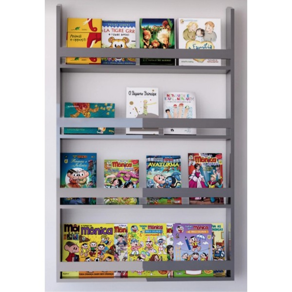 Ferah Mobilya Montessori Mdf Eğitici Kitaplık Antrasit Kitaplık Fiyatı
