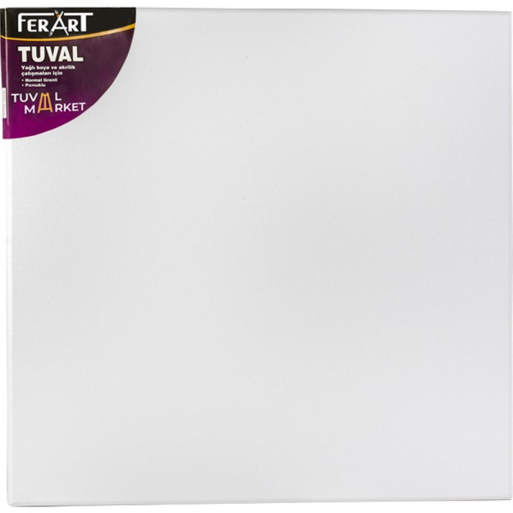 FerArt Tuval Std Ferart 100 x 100 cm - Beyaz Tuval Fiyatı