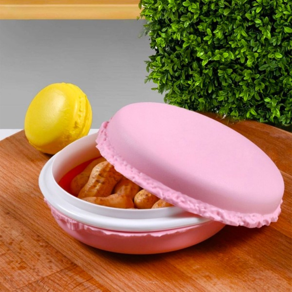 Ferhome Makaron Saklama Kabı Çok Amaçlı Beslenme Kabı Kapaklı Plastik Gıda Kutusu - Pembe Saklama Kapları Fiyatı