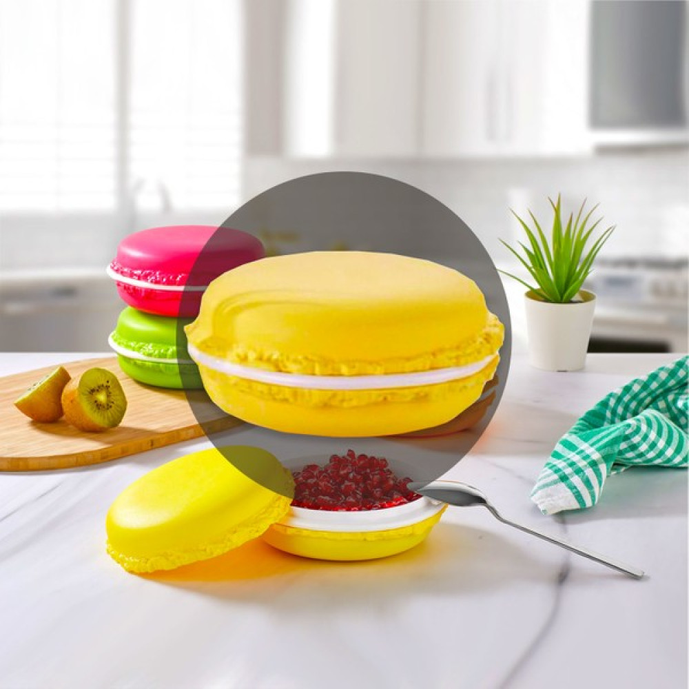 Ferhome Makaron Saklama Kabı Çok Amaçlı Beslenme Kabı Kapaklı Plastik Gıda Kutusu - Sarı Saklama Kapları Fiyatı