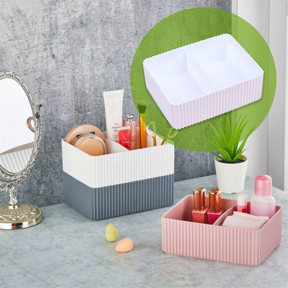 Ferhome Organizer Kutu 2’li Set Kat Kat Bölmeli Mutfak Banyo Makyaj Düzenleyici - Beyaz Eşya Saklama Kutusu Fiyatı