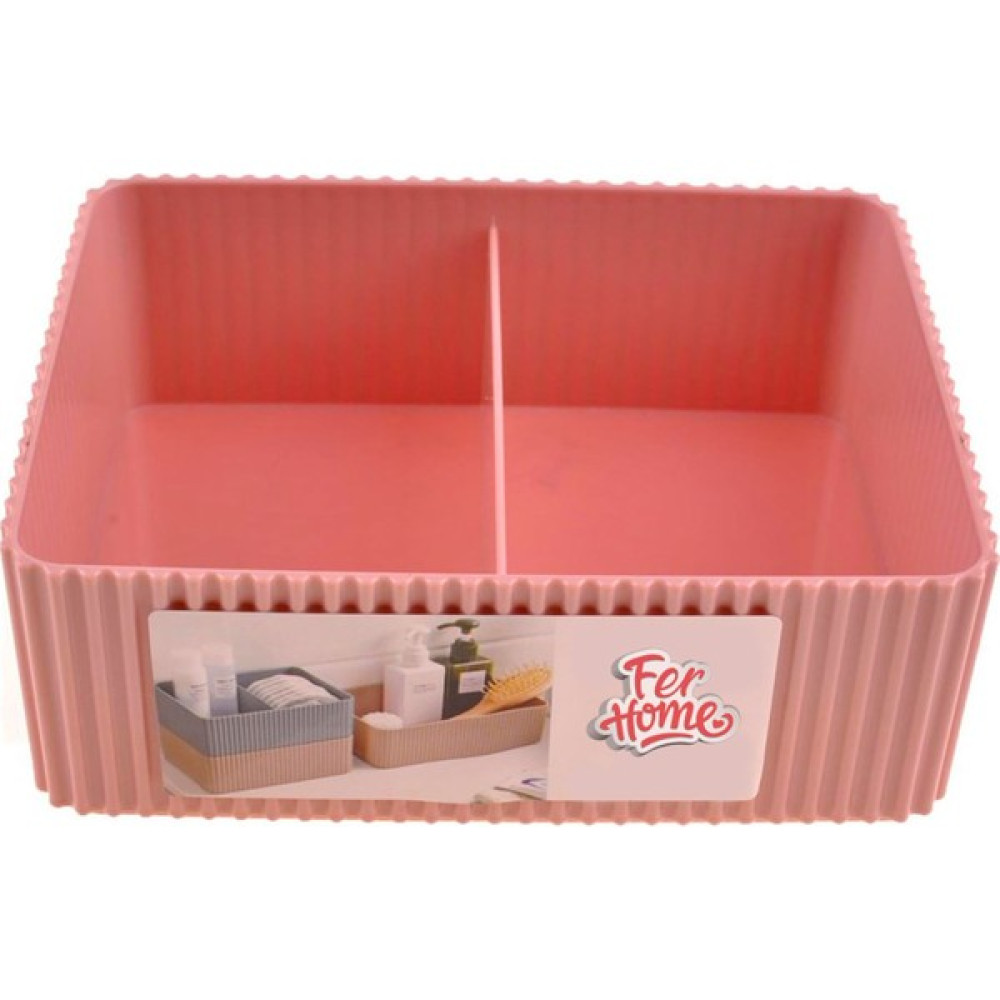 Ferhome Organizer Kutu 2’li Set Kat Kat Bölmeli Mutfak Banyo Makyaj Düzenleyici - Pembe Eşya Saklama Kutusu Fiyatı